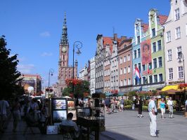 The main town hall at the Long Market